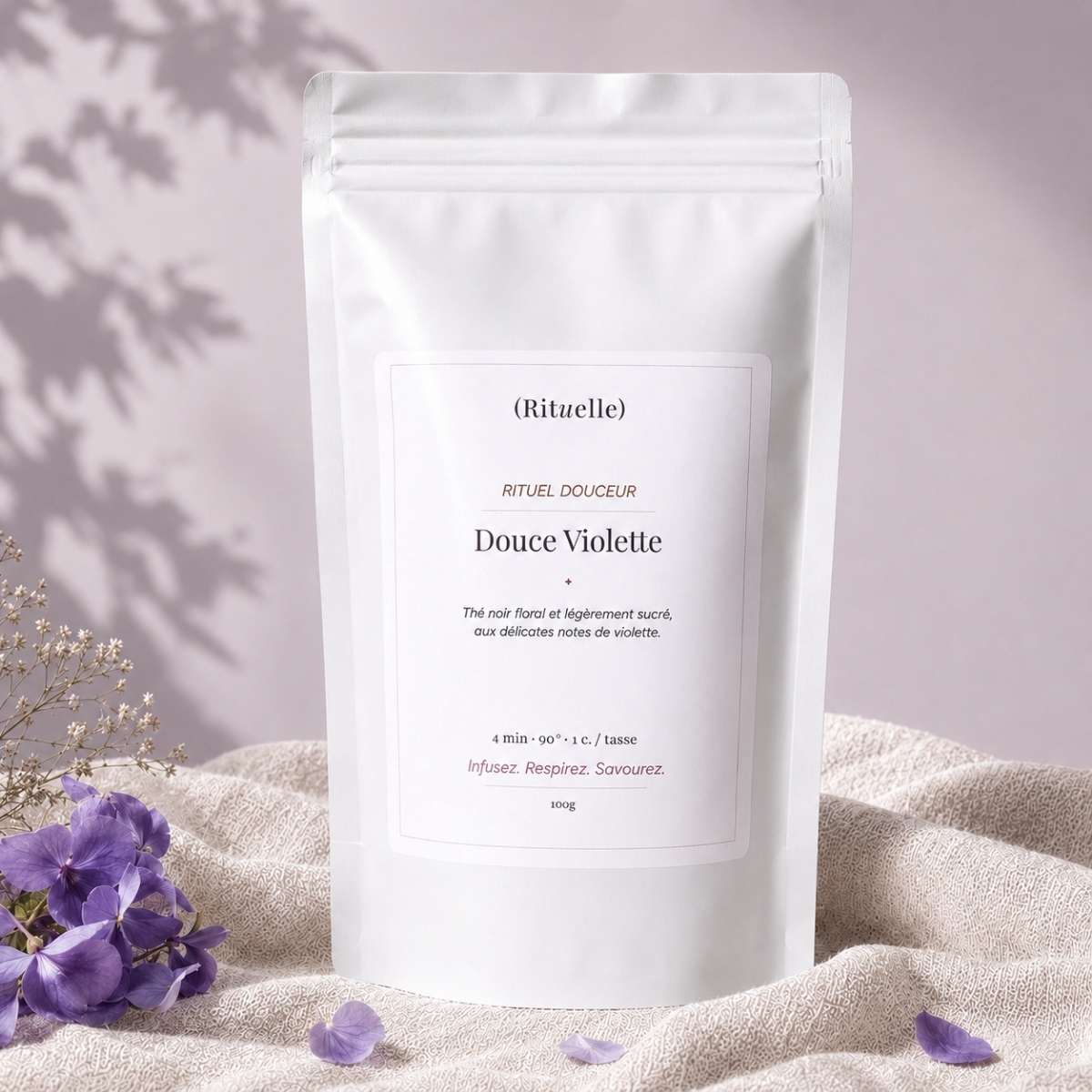 Thé noir Douce Violette – Image 2